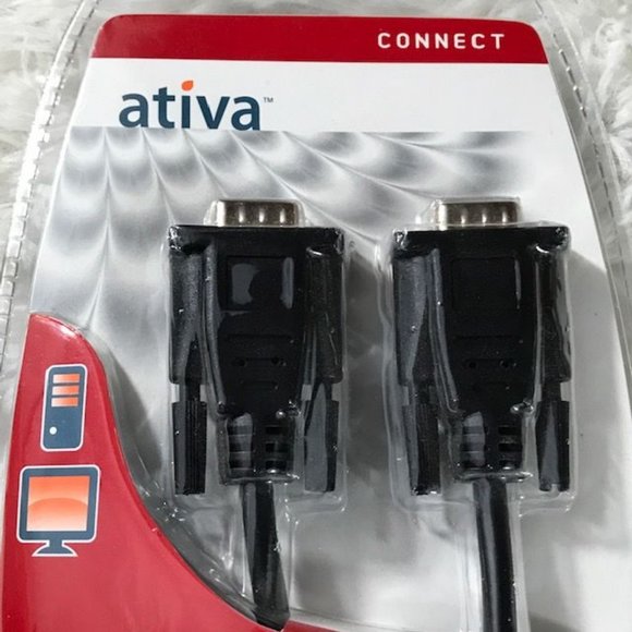 Ativa VGA/SVGA Male/Male 6ft High Resolution Monitor Cable - Picture 2 of 6